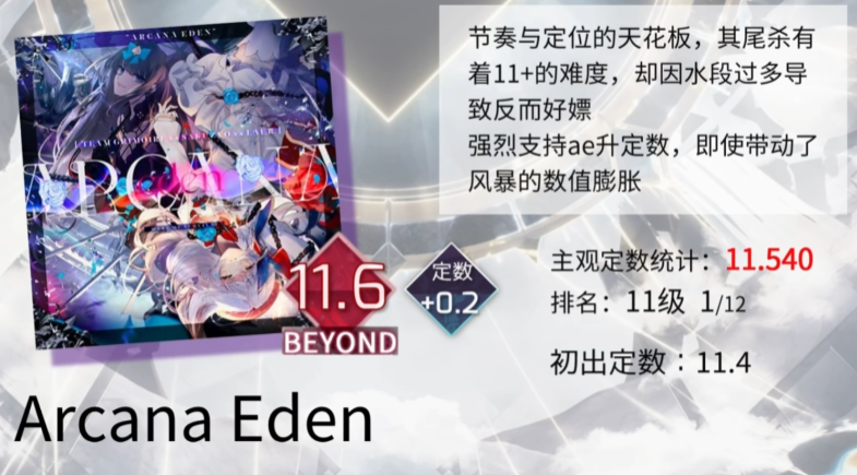 《arcaea》定数表介绍(图5)