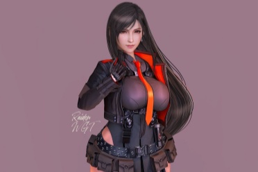 《最终幻想7RE》蒂法新3D美图：丰乳纤腰 妩媚动人！