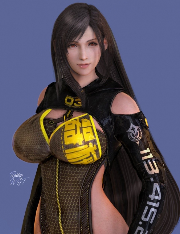 《最终幻想7RE》蒂法新3D美图：丰乳纤腰 妩媚动人！(图6)