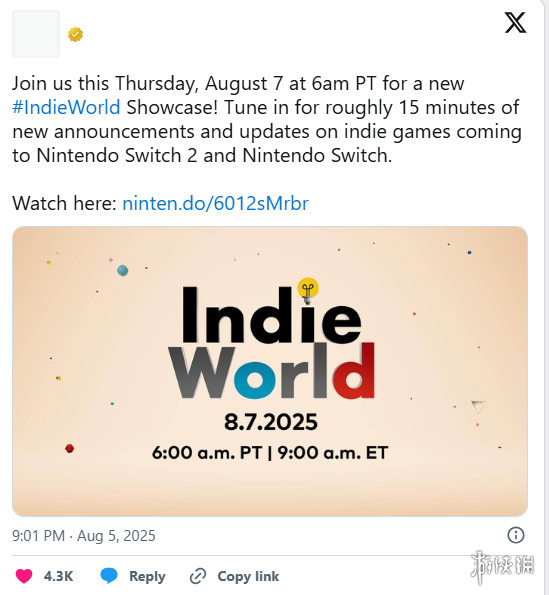 《丝之歌》会亮相吗？任天堂独立游戏发布会确认时间(图1)