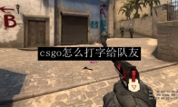csgo怎么打字给队友方法