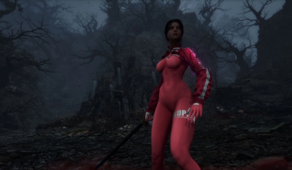 美到窒息！《明末》顶级清凉战衣4K版MOD，每一处布料都充满灵魂(图4)