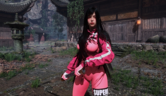 美到窒息！《明末》顶级清凉战衣4K版MOD，每一处布料都充满灵魂(图3)