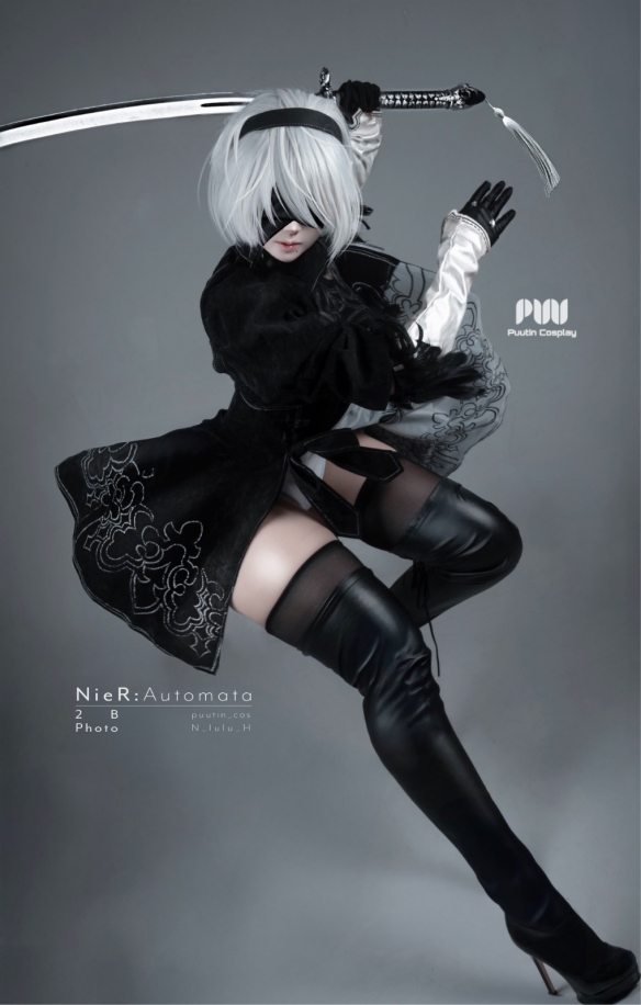 这下分不清现实了！日本Coser完美复刻《尼尔》2B (图3)