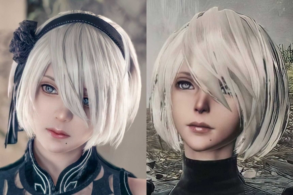 这下分不清现实了！日本Coser完美复刻《尼尔》2B (图1)