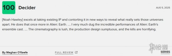 美剧《异形：地球》媒体评分解禁，M站获84分高风！(图3)