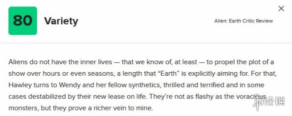 美剧《异形：地球》媒体评分解禁，M站获84分高风！(图5)