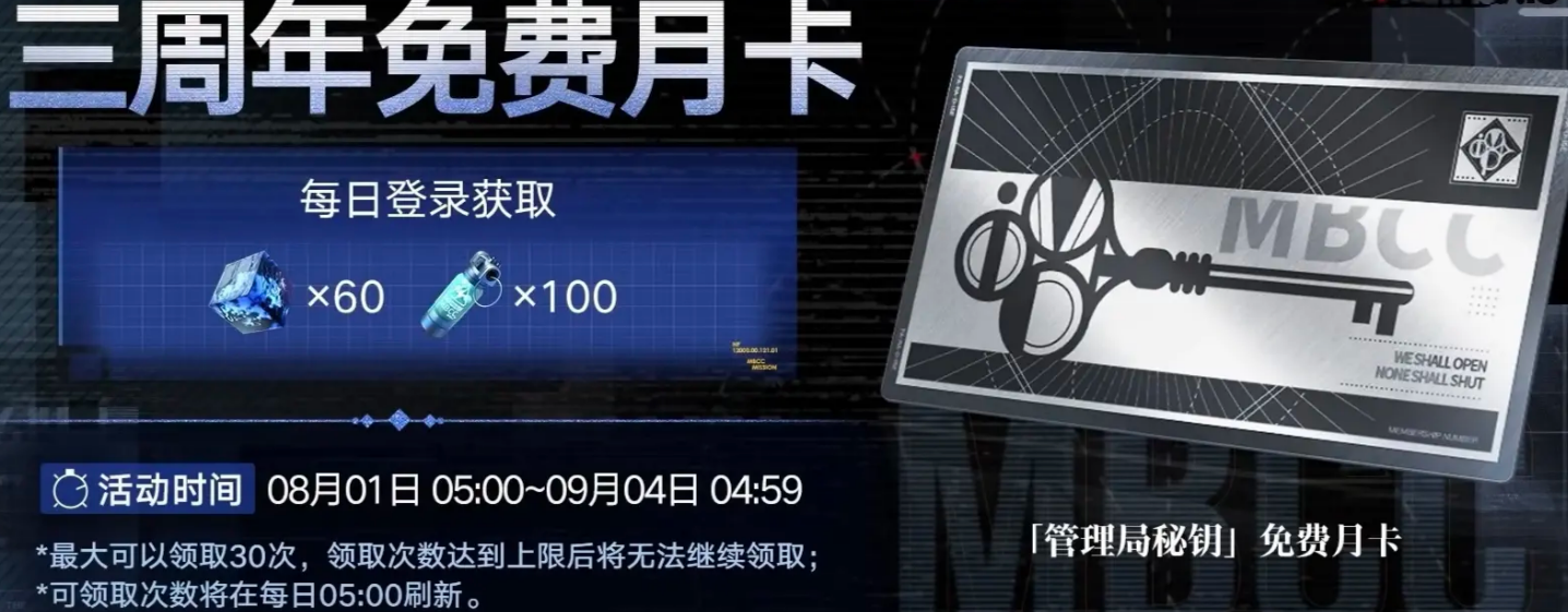 《无期迷途》三周年活动介绍(图4)