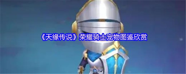 《天缘传说》荣耀骑士宠物图鉴欣赏(图1)