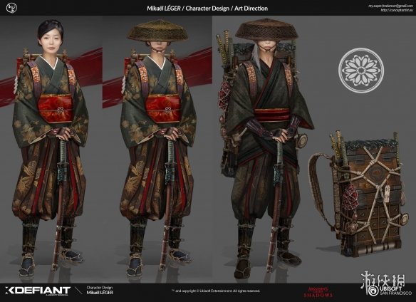 好身材藏不住!《刺客信条影》持枪女忍者性感废案曝光(图4)