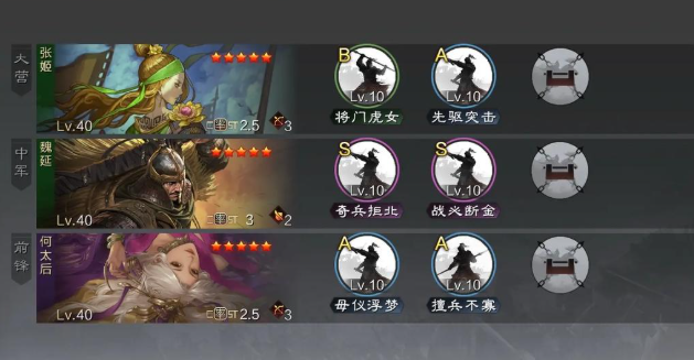 率土之滨青春服开荒T0队伍搭配推荐