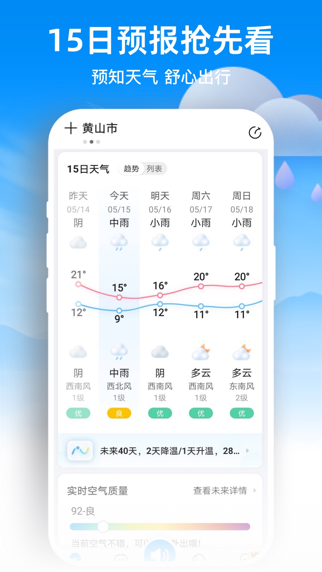 
天气预报网app