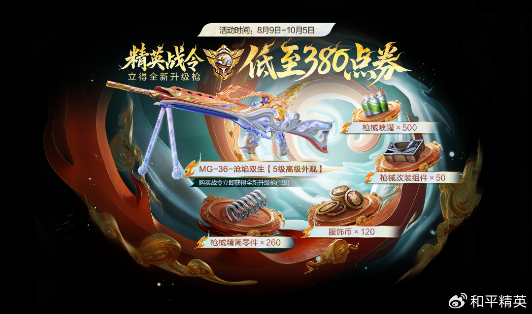 和平精英MG36沧焰双生怎么获得 和平精英MG36沧焰双生获取攻略(图3)