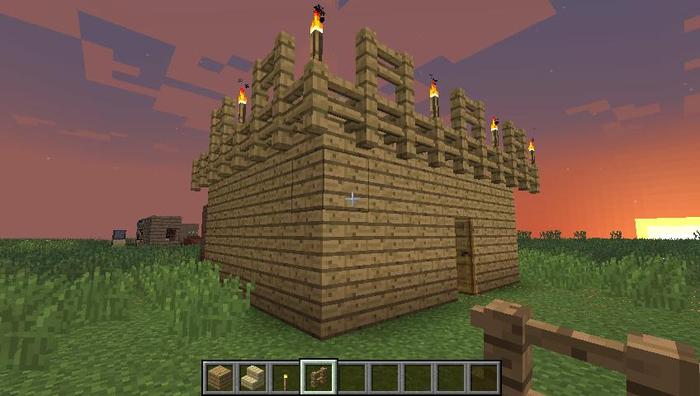 《我的世界》屋顶样式大全(图4)