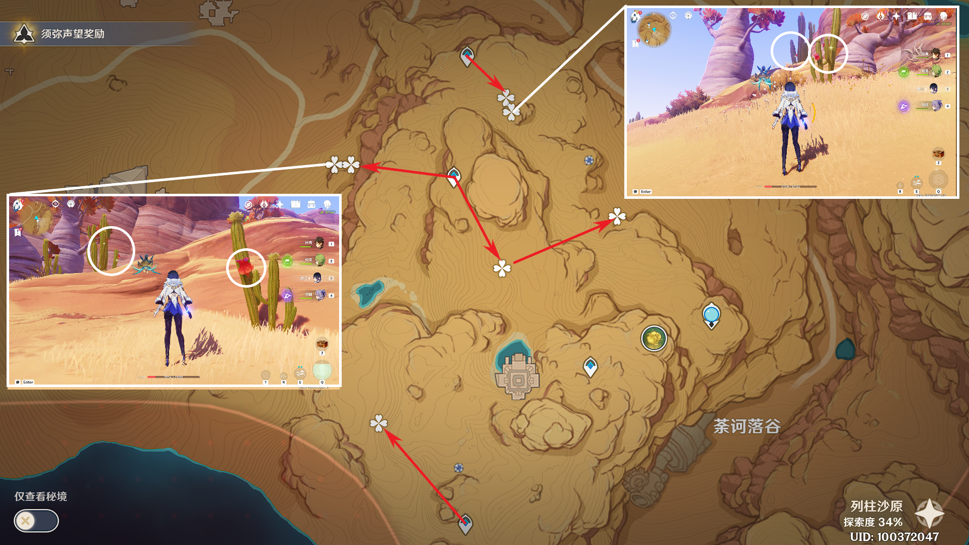 原神赤念果收集路线(图3)