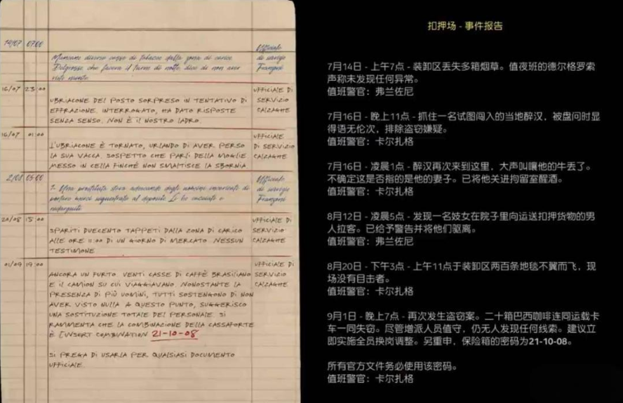 四海兄弟故乡第三章扣押场保险箱密码介绍 四海兄弟故乡扣押场保险箱密码是什么(图3)
