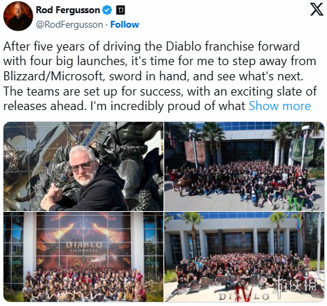 新人选暂未公布！《暗黑破坏神》系列总经理正式离职(图1)