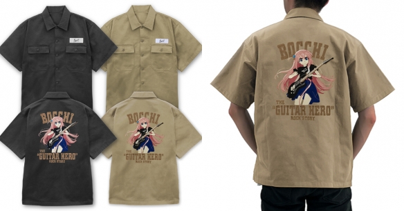 《孤独摇滚》后藤一里主题刺绣工作衬衫即将推出！(图2)