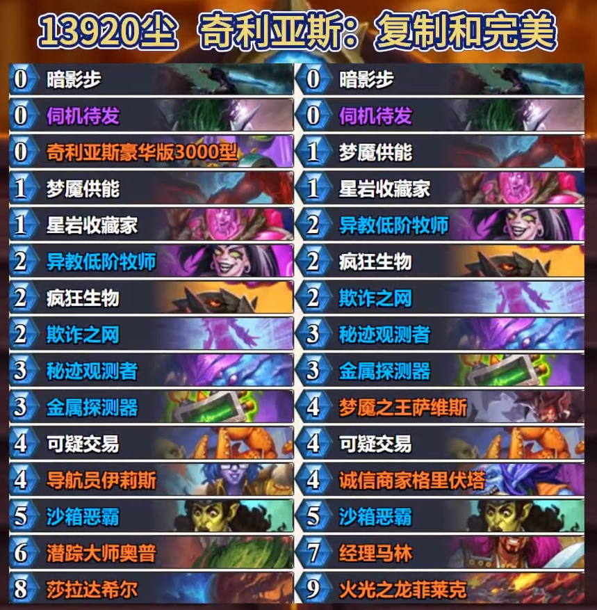 炉石传说标准节奏贼卡组怎么搭配 炉石传说标准节奏贼代码分享8月(图2)
