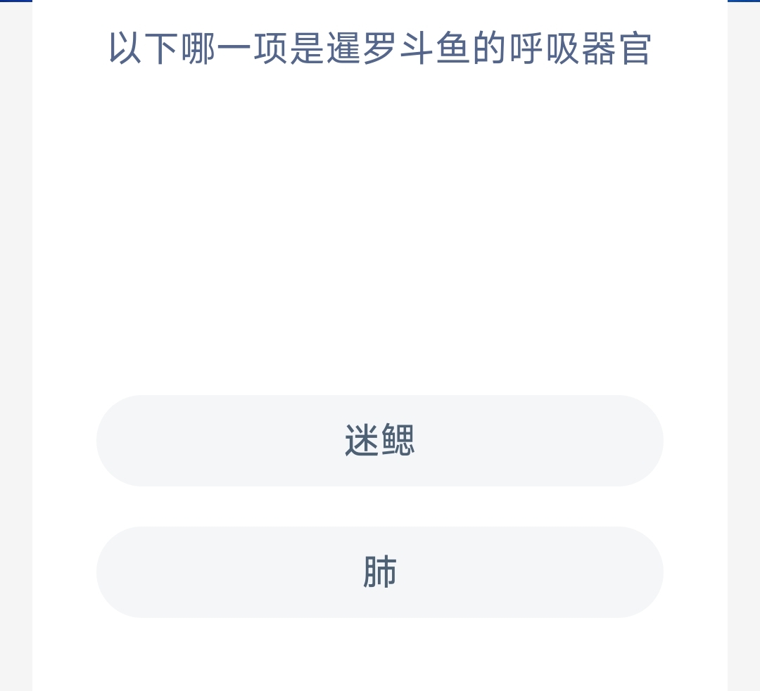 以下哪一项是暹罗斗鱼的呼吸器官(图1)