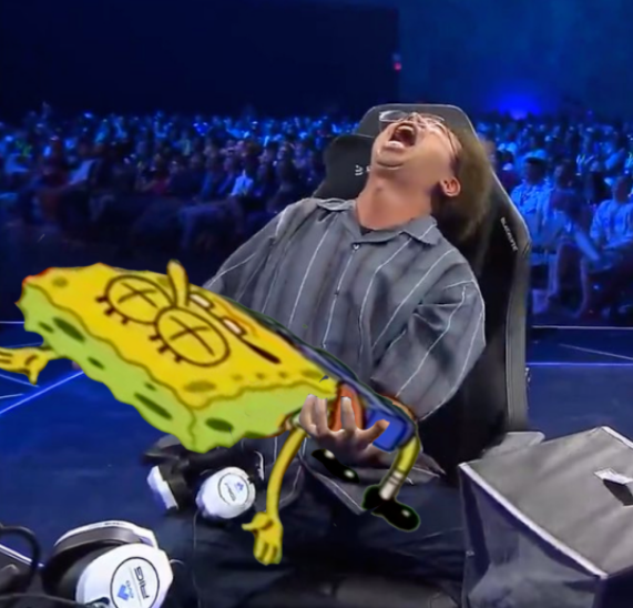 输掉比赛秒变张口闭眼男，bro的战败cg可太有张力了！(图11)