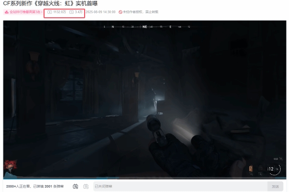 火出圈！《CF虹》实机不到两天播放量已突破1100万！(图2)