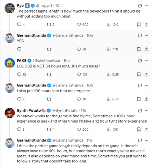 越长越好？外网热议：你认为最完美的游戏时长是多久(图2)