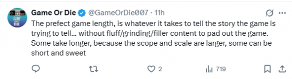 越长越好？外网热议：你认为最完美的游戏时长是多久(图3)