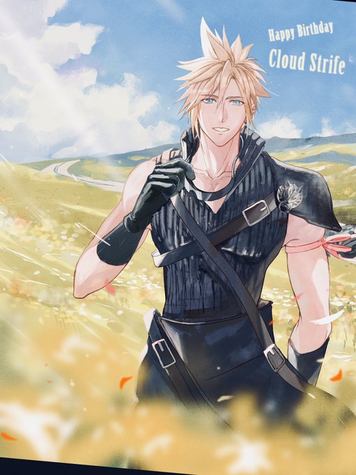 《最终幻想7》克劳德生日快乐！粉丝晒出自制贺图庆祝(图6)