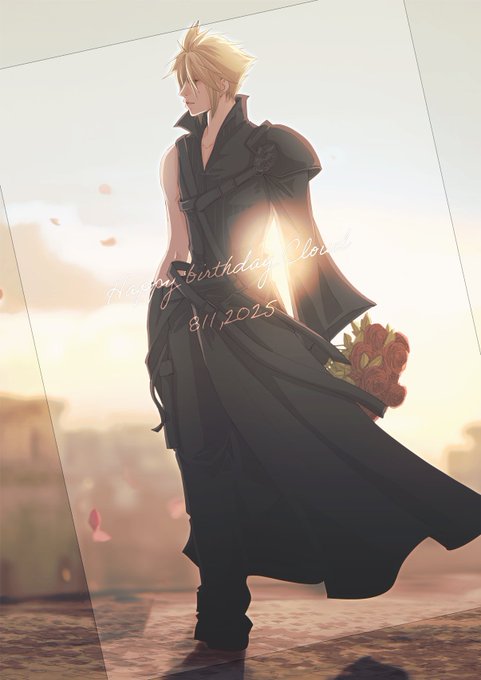 《最终幻想7》克劳德生日快乐！粉丝晒出自制贺图庆祝(图10)