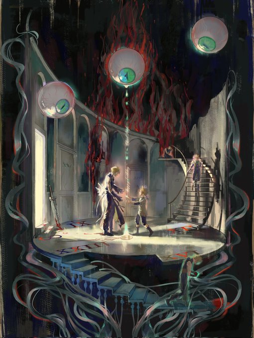 《最终幻想7》克劳德生日快乐！粉丝晒出自制贺图庆祝(图5)