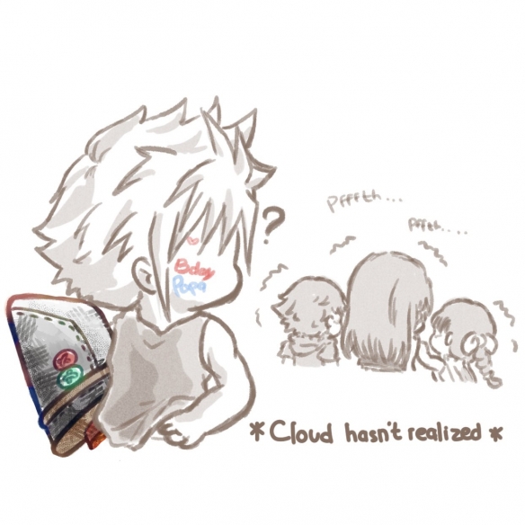 《最终幻想7》克劳德生日快乐！粉丝晒出自制贺图庆祝(图4)