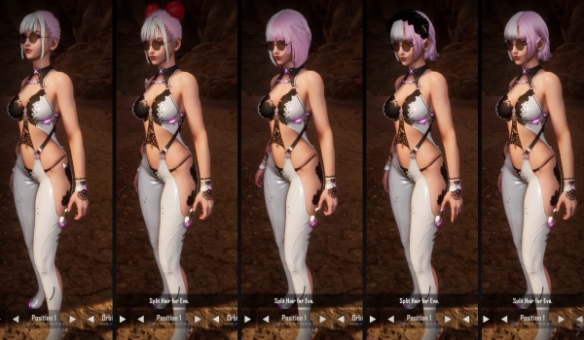 甜酷风来袭！《剑星》伊芙双色分叉发型MOD引领赛博时尚(图6)