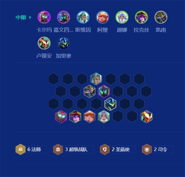 金铲铲之战S15法师卡尔玛阵容攻略