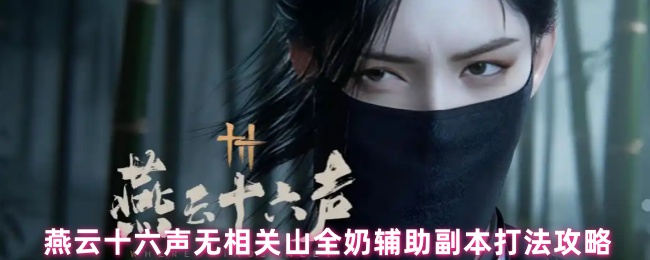 燕云十六声无相关山全奶辅助副本打法攻略