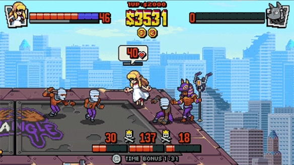 《双截龙外传：双龙出海》免费DLC上线：大雷少女登场(图2)