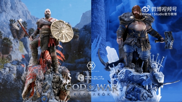 《战神5》雷神索尔1/3雕像公布：身材魁梧超霸气！(图1)