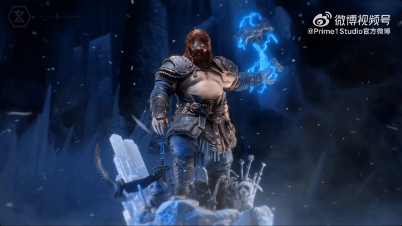 《战神5》雷神索尔1/3雕像公布：身材魁梧超霸气！(图2)