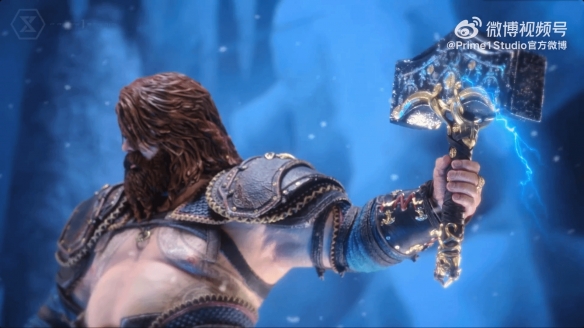 《战神5》雷神索尔1/3雕像公布：身材魁梧超霸气！(图6)