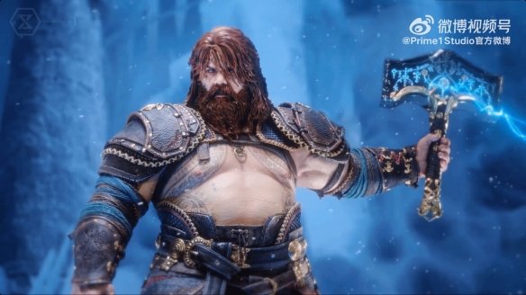 《战神5》雷神索尔1/3雕像公布：身材魁梧超霸气！(图5)