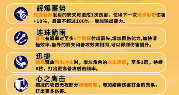 《星痕共鸣》驯鹰流适配技能推荐(图7)