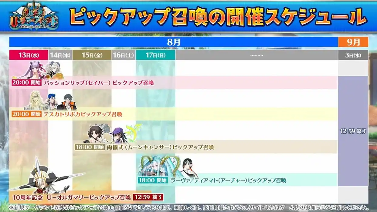 FGO日服泳装2025活动内容一览 FGO日服泳装2025活动有哪些内容(图8)