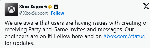 Xbox服务器突发大规模故障！影响派对功能与好友邀请(图1)