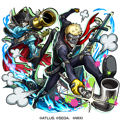 《女神异闻录5 皇家版》与《怪物弹珠》日本版合作活动(图3)