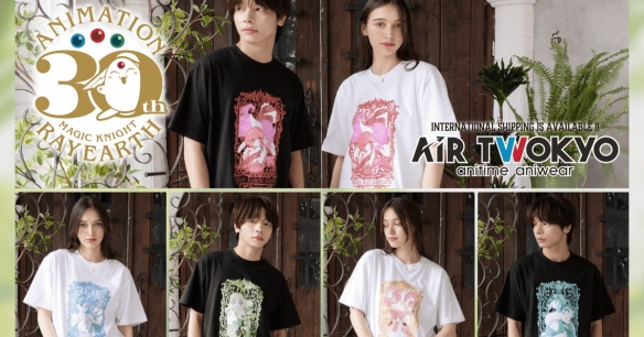 《魔法骑士雷阿斯》✕ AIR TWOKYO 联名T恤即将推出(图1)