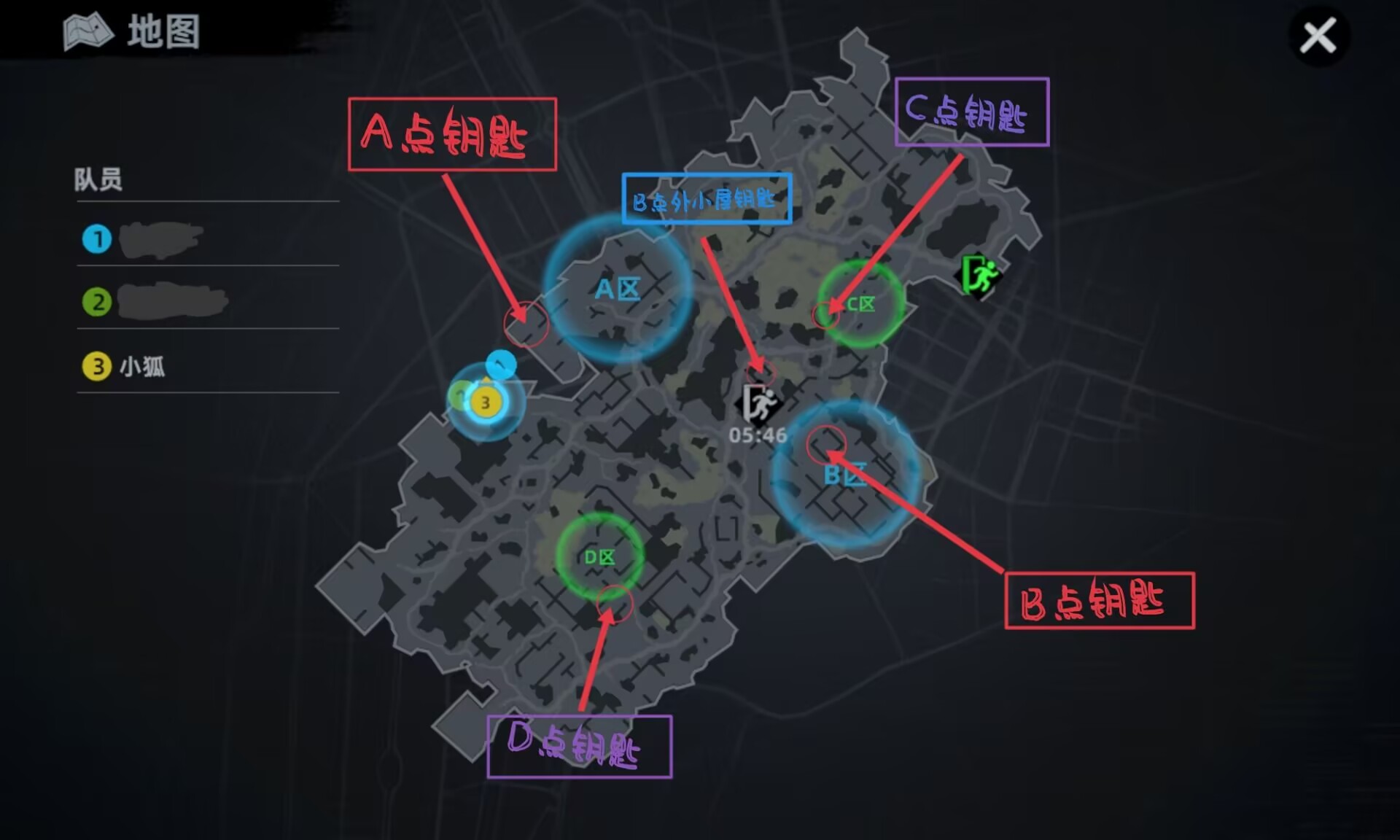 《代号：撤离》钥匙房与免保位置分享