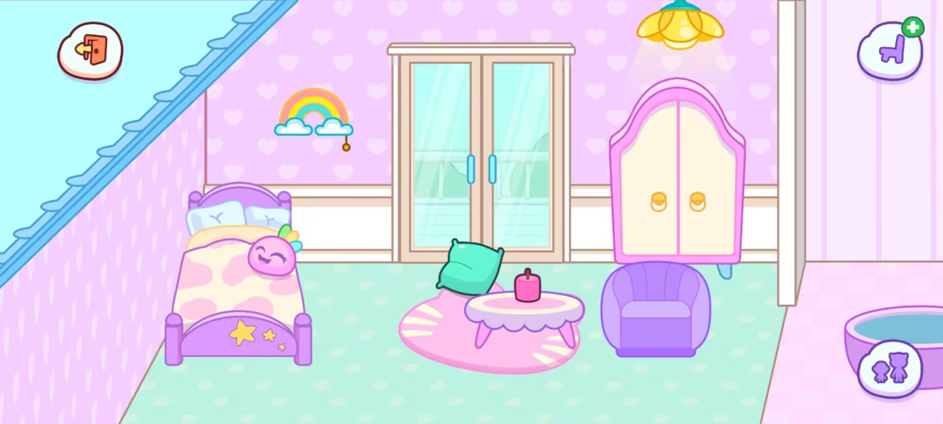 《汤姆猫小镇》安吉拉公寓装修方案