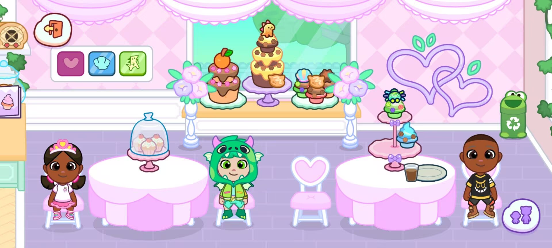 《汤姆猫小镇》面包店烘焙玩法