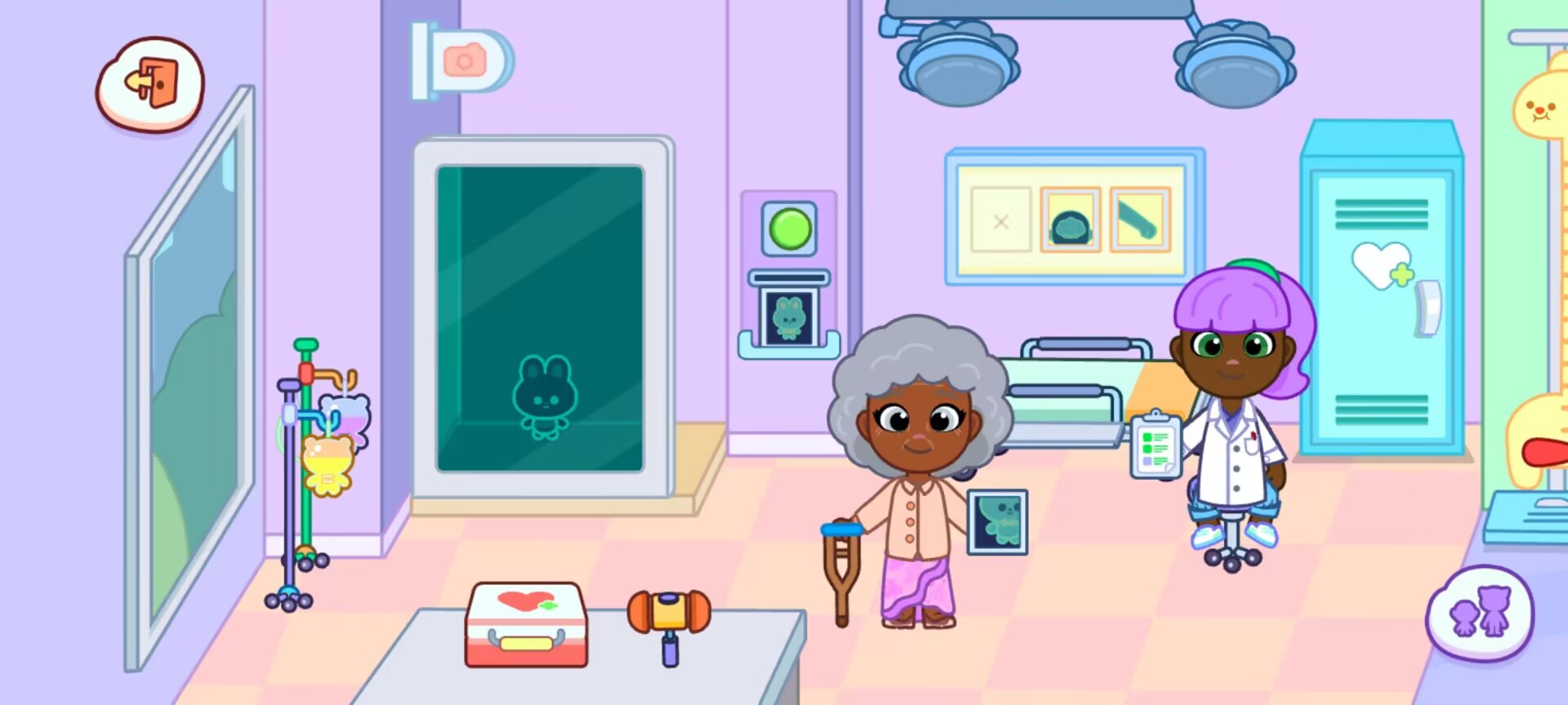 《汤姆猫小镇》医院场景日常玩法