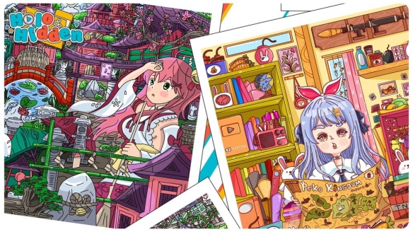 《Holo Hidden》以悠闲体验寻找隐藏角色与道具为玩法(图2)
